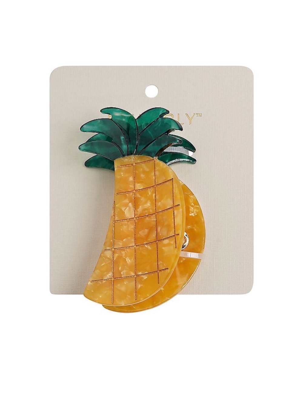 Emberly Pineapple Claw Clip